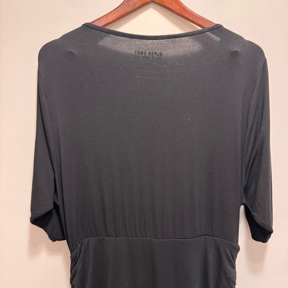 Torrid Mini Super Soft Elbow Sleeve Black Bodycon Dress Size 2x - Picture 10 of 14